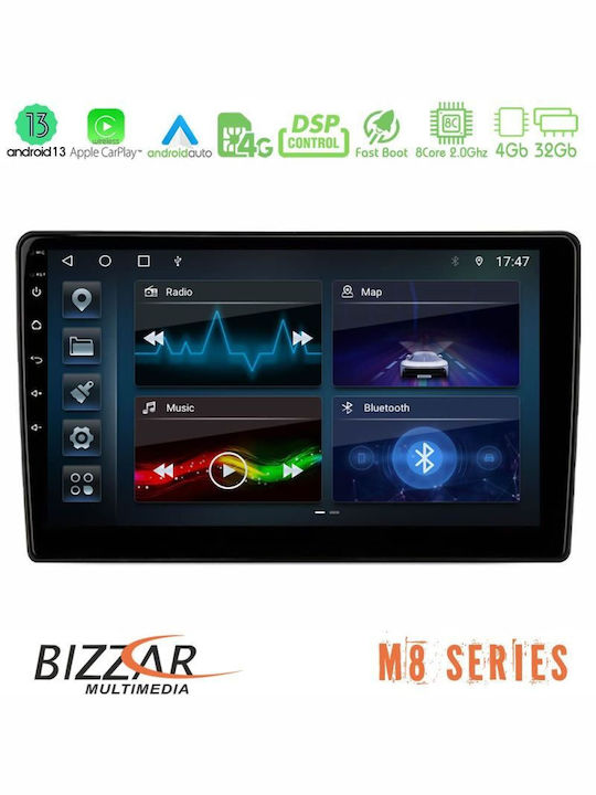 Navigation Multimedia 9" Tablet Universal M8 Series 8core Android13 4+32gb Bizzar U-m8-855