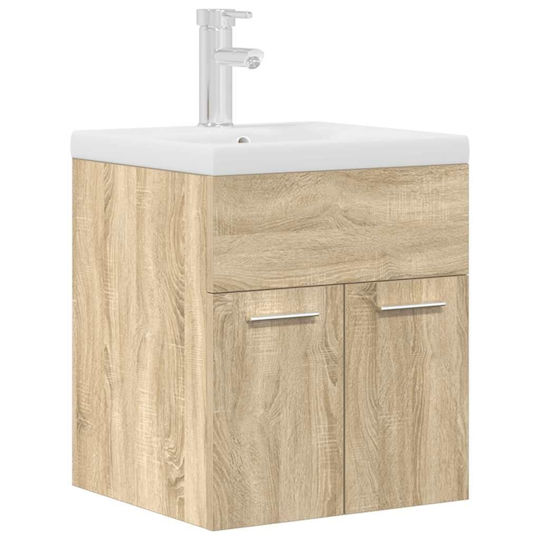 vidaXL Dulap pentru chiuvete L41xl38.5xH46cm Sonoma Oak