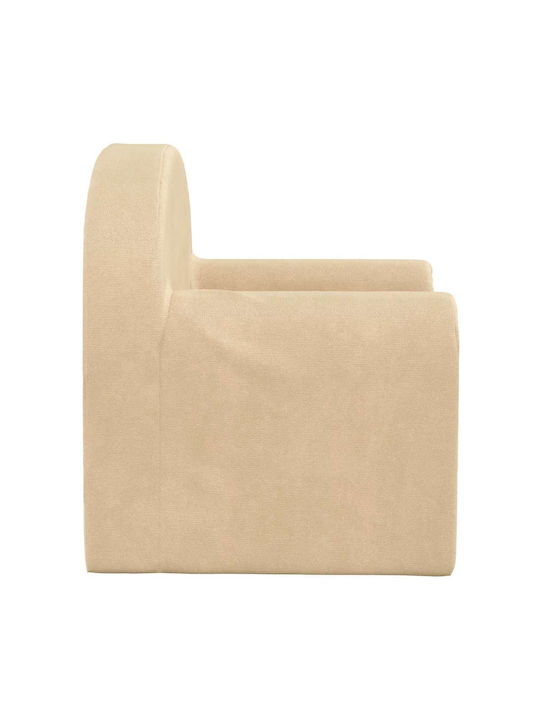 Sofa with Armrests Beige 52x34x40cm