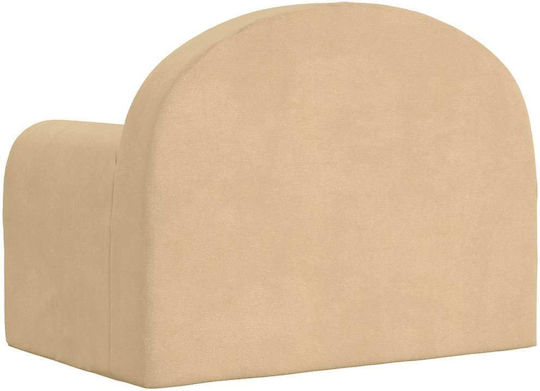 Kids Sofa Beige 52x34x40cm