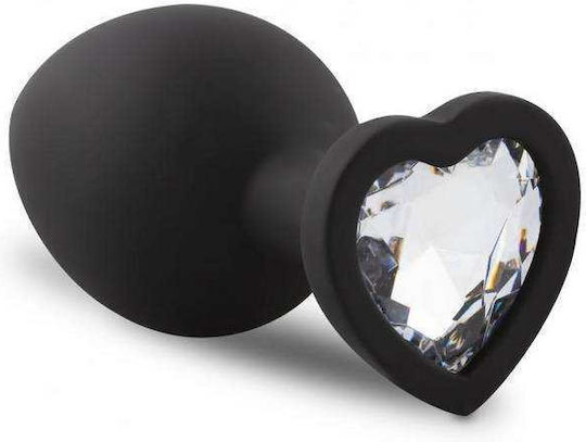 Easytoys Silicone Buttplug Πρωκτικές Σφήνες Σετ Μαύρες 3τμχ