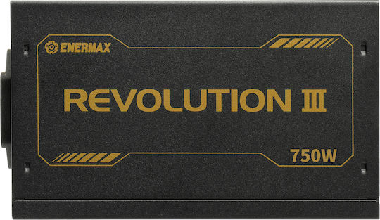 Enermax Revolution III 750W Negru Sursă de Alimentare Calculator Complet modular 80 Plus Gold