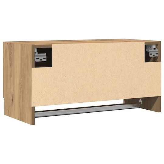 vidaXL Ντουλάπι Μπάνιου 70x32.5x35cm Δρυς