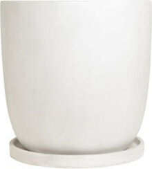 Harmony Pot Ceramic Grey Light 43x43x43cm.