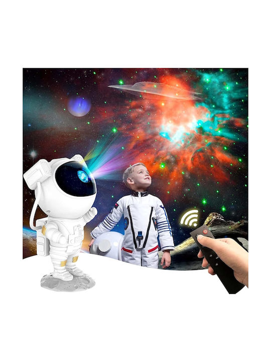 Astronaut Night Light Projector Rotating Constellations Stars Galaxy Ceiling Remote Control Timer