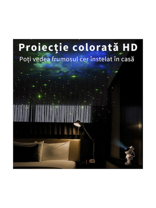 Astronaut Night Light Projector Rotating Constellations Stars Galaxy Ceiling Remote Control Timer