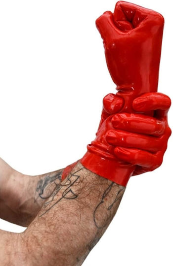 Mister B Premium Rubber Short Gloves Red