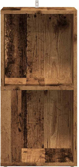 Eckschrank Altholz Holz Ingenieurholz Braun 33 x 33 x 67 cm