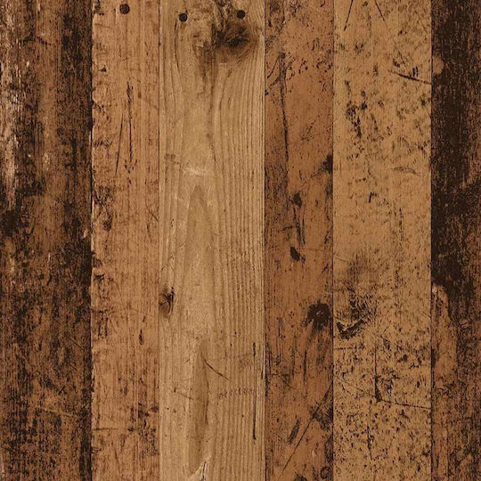 Eckschrank Altholz Holz Ingenieurholz Braun 33 x 33 x 67 cm