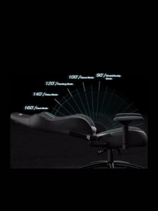 Anda Seat Phantom 3 Καρέκλα Gaming Δερματίνης με Ρυθμιζόμενα Μπράτσα Cloudy White
