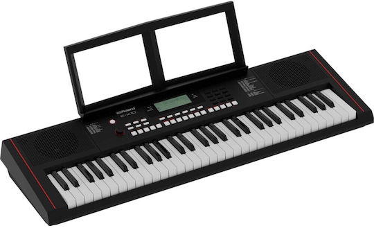 Roland Keybaord EX10 cu 61 Taste cu Suport, Căști și Pupitru Negru