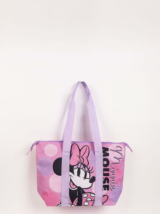 Minnie Mouse Fabric Pink Beach Bag