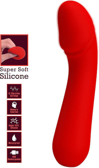 Cetus Red Δονητής G-Spot Κόκκινος