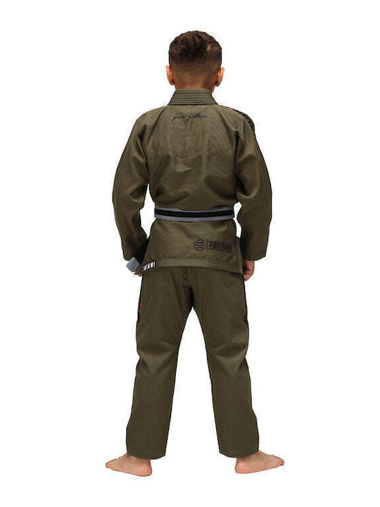 Tatami Fightwear Tatami Elements Kids Brazilian Jiu Jitsu Uniform Green