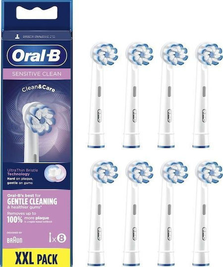 Oral-B Pro Sensitive Clean Replacement Heads for 8 Pieces