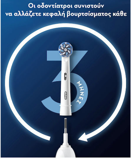 Oral-B Pro Sensitive Clean Electric Toothbrush Replacement Heads for 4pcs