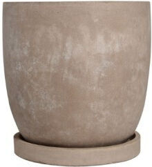 Harmony Topf Keramik Taupe 80x80x77cm.