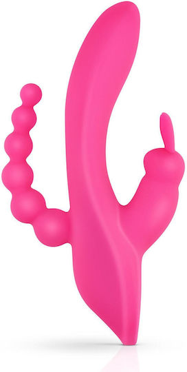 Teazers Doppelter Vibrator mit Fernbedienung 21cm Rosa