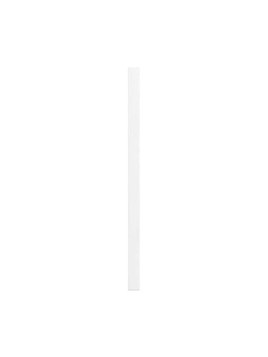 Vidaxl Cabinet Doors Louvred Design 2 Pieces White 39.5x29.5 Cm White