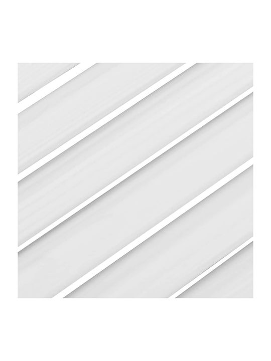 Vidaxl Cabinet Doors Louvred Design 2 Pieces White 39.5x29.5 Cm White