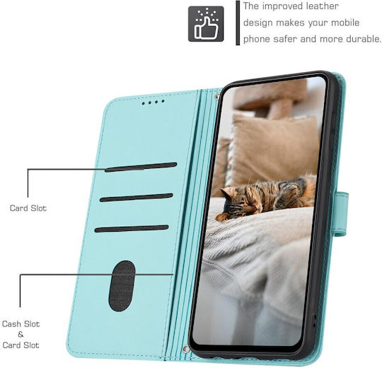 No Cat No Life Wallet Green (Oppo A80 5G)