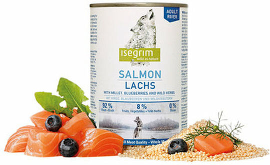 Isegrim Wet Food Dogs in Cans with Fish 400gr