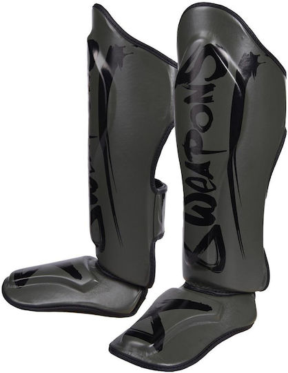8 Weapons Shin Guards Adults Black
