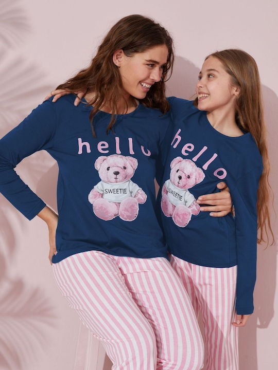Sexen Winter Women's Pyjama Set Pink