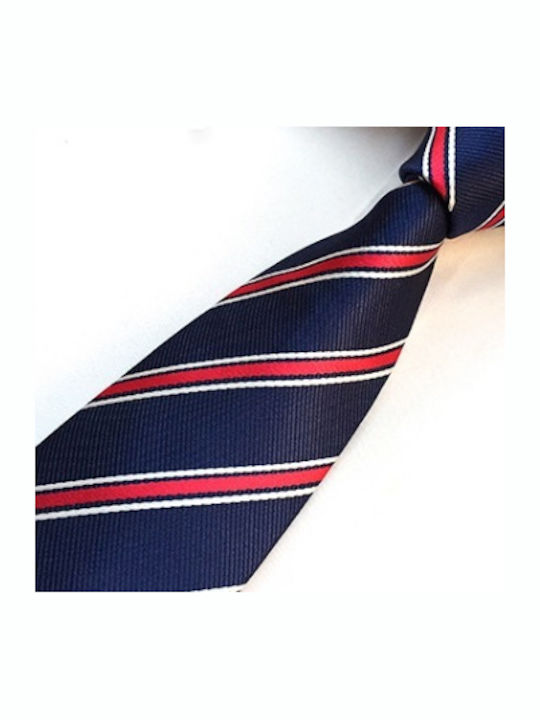 Martin & Co Men's Tie Synthetic Printed in Blue Color