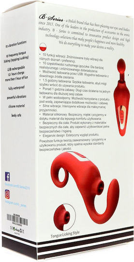 Boss Of Toys Клитор Вибратор Червен