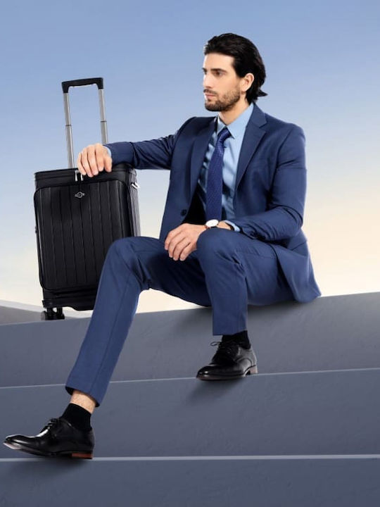 Bange Premium Collection Laptop YL200 Koffer Für Reisen Kabinenstoff Schwarz Mit 4 Räder Höhe 56cm