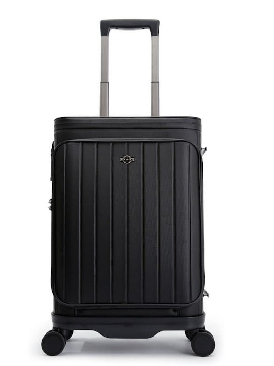 Bange Premium Collection Laptop YL200 Koffer Für Reisen Kabinenstoff Schwarz Mit 4 Räder Höhe 56cm