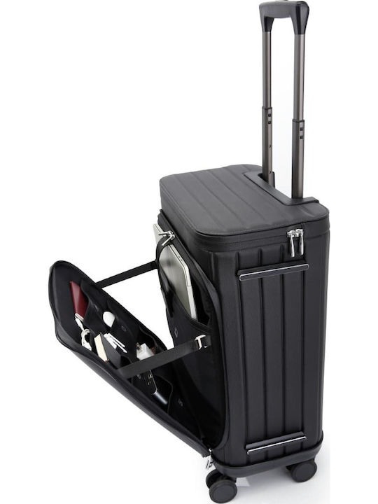 Bange Premium Collection Laptop YL200 Koffer Für Reisen Kabinenstoff Schwarz Mit 4 Räder Höhe 56cm