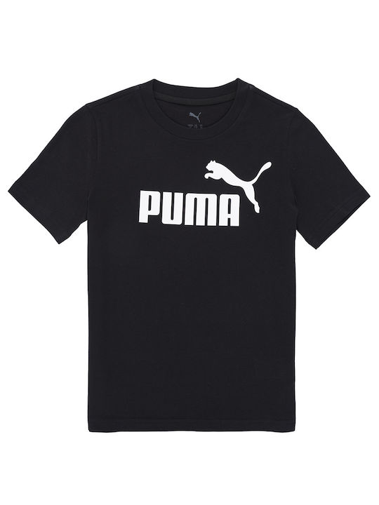 Puma Children's T-shirt Black Logo