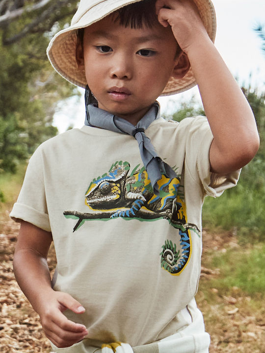 Παιδικό T-shirt Μπεζ Chameleon