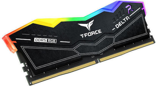TeamGroup Delta RGB DDR5 32GB RAM με 2x16GB Modules και Ταχύτητα 6400 για Desktop
