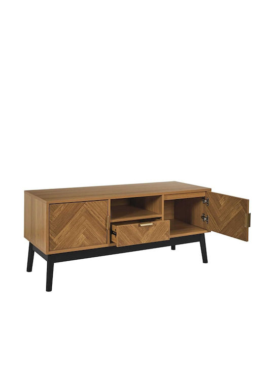 TV Stand 110 X 48 X 40 cm Low Model Felix Lounge Edition Collection Black Hd0300