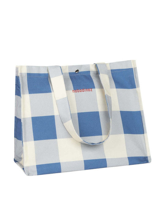 Portofino Τσάντα Tote Blue Checks