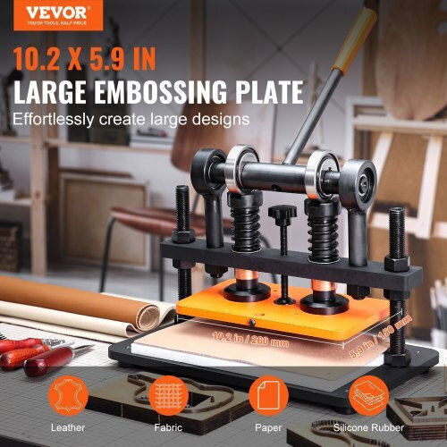 Vevor Leather Cutting Machine Manual Cutting & Embossing Machine Sdslpgyhj26xk2hm6v0