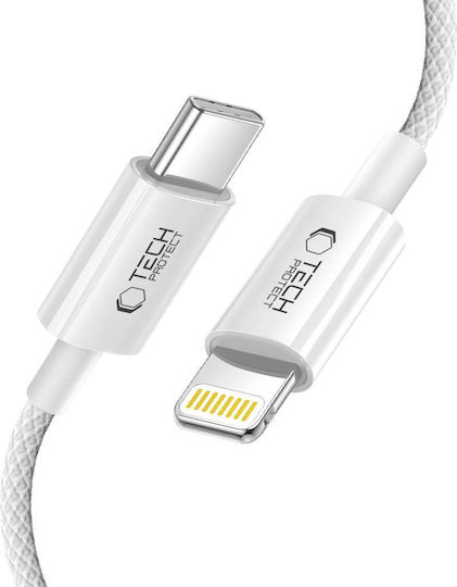 Tech-Protect Ultraboost USB-C to Lightning Cable Γκρι 1m