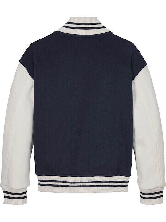 Kids Cardigan Cotton Blue