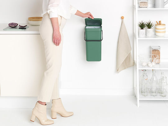 Brabantia Пластмасов Контейнер За отпадъци 16лт Зеленс
