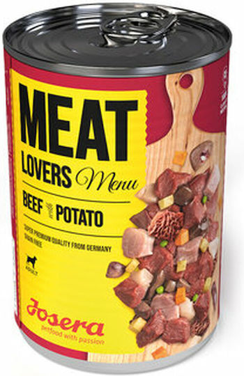 Josera Wet Food Dogs in Cans with Meat, Beef and Chicken 800gr