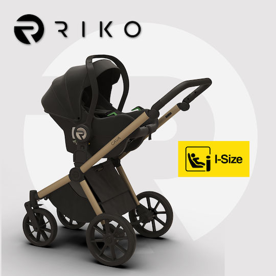 Riko Cava Регулируемо Бебешка количка 3 в 1 Sage 12 9.2кг