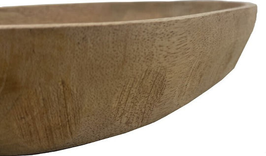 Nakaro Wood Serving Platter Oval Brown 35x21cm