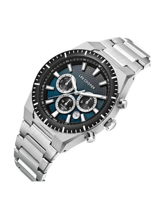 Lee Cooper Dual Time Ρολόι Μπαταρίας με Μεταλλικό Μπρασελέ Lee Cooper Dual Time Ρολόι Μπαταρίας με Μεταλλικό Μπρασελέ