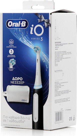 Oral-B Io Series 3 Electric Toothbrush with Pressure Sensor Black
