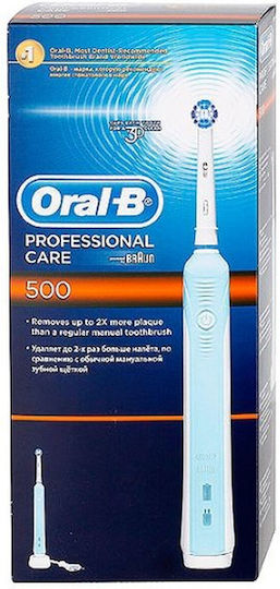 Oral-B Pro Ηλεκτρική Οδοντόβουρτσα με Χρονομετρητή και Αισθητήρα Πίεσης Λευκή
