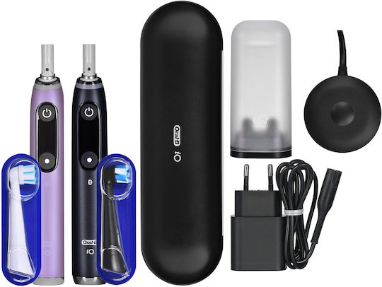 Oral-B iO Series 9 Електрическа Четка за Зъби с Калъф за Пътуване Black Onyx / Rose Quartz