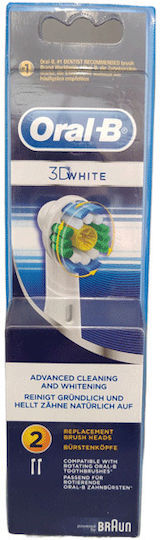 Oral-B 3D White Electric Toothbrush Replacement Heads 117995 2pcs